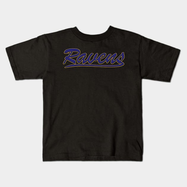 Ravens 2024 Kids T-Shirt by Nagorniak